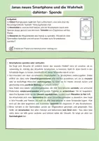 Vorschau - Arbeitsblätter - "Janas neues Smartphone und die Wahrheit dahinter" - Seite 2