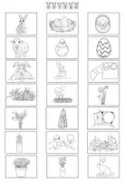 Vorschau - selbst erstellte Cliparts/Grafiken - Symbole fürs Vokabelheft "Ostern" DaZ / DaF / Deutsch - Seite 2