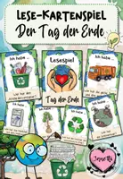 Vorschau - Spiele - Tag der Erde & Earth Day | Lesespiel: Ich habe – Wer hat? | Grundschule - Deckblatt