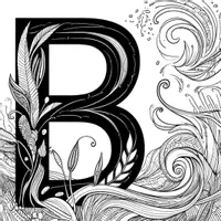 Vorschau - Mal- und Bastelvorlagen - ABC Buchstaben Ausmalbilder (Malvorlagen Impressionismus) inkl. Stundenentwurf (PDF) - Seite 2