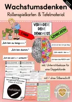 Vorschau - Stundenentwürfe - Wachstumsdenken: Tafelmaterial & Rollenspielkarten - Deckblatt