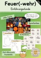 Vorschau - Stundenentwürfe - Feuer - Einführungsstunde/ Das weiß ich schon (1. Stunde) - Deckblatt