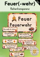 Vorschau - Präsentationen/Tafelbilder - Feuer/Feuerwehr - Reihentransparenz - Deckblatt