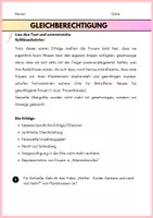 Vorschau - Arbeitsblätter - Die Gleichberechtigung der Frau: Überblick - Seite 3