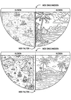 Vorschau - Mal- und Bastelvorlagen - Piratenschatz Lesezeichen Leseecke ausmalen Schatzkarte Kunst basteln Ausmalbilder - Seite 2