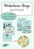Vorschau - Spiele - Winterferien-Bingo Spiel - Deckblatt