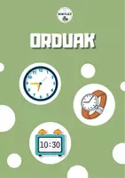 Vista previa - Juegos / Gamificación - Lan koadernoa: Orduak - Portada