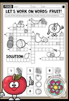 Vorschau - Arbeitsblätter - Fruit - Let's work on words! (2-fach differenziert) - Deckblatt