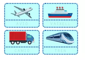 Vista previa - Juegos / Gamificación - TRANSPORTS. LECTOESCRIPTURA-VOCABULARI-TREBALL SISTEMÀTIC - página 3