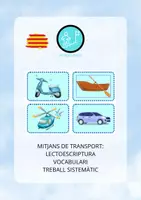 Vista previa - Juegos / Gamificación - TRANSPORTS. LECTOESCRIPTURA-VOCABULARI-TREBALL SISTEMÀTIC - Portada
