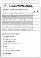Vorschau - Arbeitsblätter - Viruserkrankungen Biologie Arbeitsblätter mit Lösungen Lesetext - Seite 2