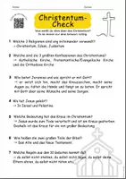 Vorschau - Arbeitsblätter - Christentum-Check (passende Fragen zur Checker-Folge) Einführung Judentum (mit Lösungen!) - Seite 3