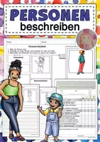 Vorschau - Unterrichtsreihen - Personenbeschreibung - Deckblatt
