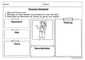 Vorschau - Unterrichtsreihen - Personenbeschreibung - Seite 2