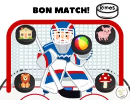 Aperçu - Feuilles d'exercices - Bon match! -Rimes - Page de couverture