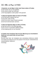 Vorschau - Test - Deutsch- Test Zeitformen, Aktiv / Passiv - Seite 3