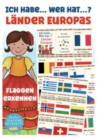 Vorschau - Stationenlernen - Europa Länder und Hauptstädte Ich habe, wer hat? Spiel - Deckblatt