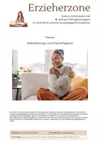 Vorschau - Lehrpläne/Lehrermaterial - Selbstfürsorge und Psychohygiene pädagogischer Fachkräfte - Deckblatt