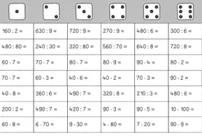 Vorschau - Spiele - Würfelrechnen Zehnereinmaleins - Kopfrechenspiel - Seite 3