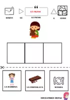anteprima - Esercizi - SCHEDE CAA FRASI MINIME 3 PECS E 4 PECS 41 schede - Pagina 3