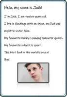 Vorschau - Arbeitsblätter - Walk and Write: Hello, my name is... (Laufdiktat in Englisch) - Seite 2