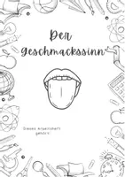 Vorschau - Arbeitsblätter - Arbeitsheft Geschmack mit Lösungen - Deckblatt