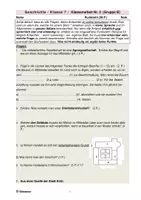 Vorschau - Klassenarbeiten - Geschichtsklassenarbeit für Klasse 6 oder 7 (Mittelalter) - Seite 3