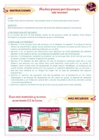Vista previa - Hojas de trabajo - EL ALFABETO en ESPAÑOL (fichas de trabajo) - página 2