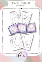 Vorschau - Arbeitsblätter - Buchstabenset Arbeitsblätter/Legespiel - Deckblatt