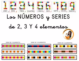 Vista previa - Refuerzo / NEE / Materiales de apoyo - Numeros 1-9 y series de 2,3,4 elementos - Portada