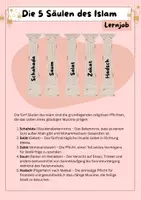 Vorschau - Unterrichtsreihen - Die 5 Säulen des Islam - Seite 1