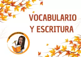 Vista previa - Tarjetas / Manipulativos - VOCABULARIO Y ESCRITURA @maestrapilarcordoba - Portada