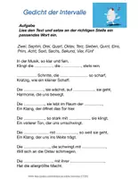 Vorschau - Arbeitsblätter - Intervalle Material, Lied, Mnemonic-Gedicht, Lückentext, Noten - Seite 2