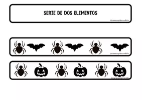 Vista previa - Tarjetas / Manipulativos - Mesa de Luz series,imitacion y clasificacion Halloween - página 2