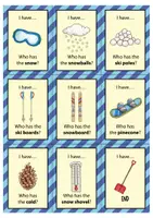 Προεπισκόπηση - Flashcards - Winter I have... Who has...? Game (English) / Χειμώνας Έχω... Ποιος έχει...; Παιχνίδι (Αγγλικά) - Σελίδα 3