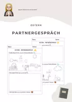 Vorschau - Arbeitsblätter - Partnergespräch-Ostern - Deckblatt