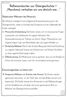 Vorschau - Fördermaterial/Inklusion - Ostergeschichte Passion Jesu - Reflexion "Manchmal verhalten wir uns wie..." Ostern Religion - Seite 2