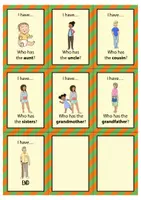 Προεπισκόπηση - Φύλλα εργασίας - Family: I have... Who has...? Game (English) / Οικογένεια: Έχω... Ποιος έχει...; Παιχνίδι (Αγγλικά) - Σελίδα 2