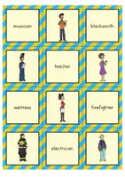 Προεπισκόπηση - Φύλλα εργασίας - Jobs Matching Pairs Game - Memo game (Αγγλικά) - Σελίδα 2