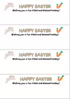 Vorschau - Anderer Materialtyp - EASTER – Sticker & Grußkarten (Druckvorlage) - Seite 2
