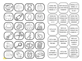 Vista previa - Manualidades / Dibujos para colorear - SEGUEIX LES INSTRUCCIONS - página 2