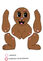 Vorschau - Mal- und Bastelvorlagen - Hoppelhase mit beweglichen Ohren und/oder Beinen - Seite 3