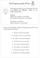 Vorschau - Arbeitsblätter - Die Satzglieder: Orts- und Zeitergänzung (Arbeitsheft) - Seite 3