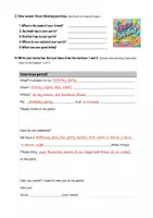 Vorschau - Arbeitsblätter - Writing an invitation to a party - Seite 3