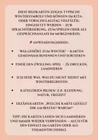 Vorschau - Bildkarten - Was gehört zum Winter?– Morgenkreiskarten für den Kindergarten - Seite 1