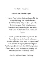 Vorschau - Unterrichtsreihen - 15 tolle Übungen für gesunde Füße mit Postern - Seite 1