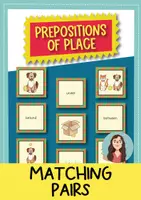 Προεπισκόπηση - Flashcards - Prepositions of Place Matching Pairs Game (English) / Προθέσεις του τόπου Παιχνίδι ζευγαριών αντιστοίχισης - Εξώφυλλο