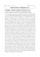 Vorschau - Arbeitsblätter - Die Marquise von O… – Analyse & Deutung: Konfrontation nach der Hebammenuntersuchung (Arbeitsblatt + Lösung) - Seite 1