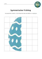 Vorschau - Arbeitsblätter - Mathematik: Symmetrischer Frühling - Seite 3