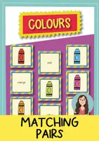 Προεπισκόπηση - Flashcards - Colours Matching Pairs Game (English) / Παιχνίδι με ζευγάρια χρωμάτων (Αγγλικά) - Εξώφυλλο
